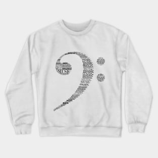 Typographic fa key Crewneck Sweatshirt